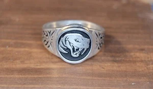Snake Head ring - Serpent design mouth open ring sizes 7 to 14 RM201 - Picture 1 of 4