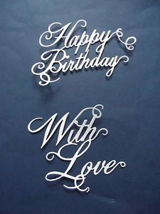 Tattered Lace, Stephanie Weightman, Floral Happy Birthday and With Love - Picture 1 of 1