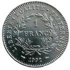 1 Franc République 1992 En Nickel Avec Cassure De Coin N°2