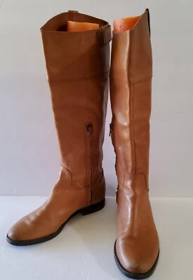 LRL Ralph Lauren Women's Leather Riding Zip Side Boots Size 6B - Image 1 of 4