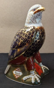 Royal Crown Derby BALD EAGLE Harrods Briefbeschwerer Ltd. Ed. 233/300 mit Zertifikat & Box - Bild 1 von 13