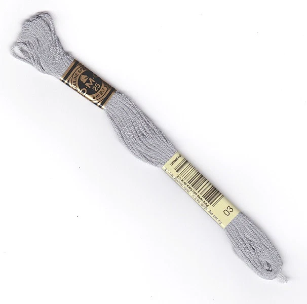 DMC-117 1 Skein PICK YOUR COLORS 01-35 NEW COLORS (#25 8.7 yds 100% Cotton) - Image 1 of 1