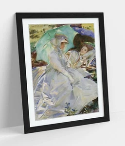 JOHN SINGER SARGENT, WATERCOLOUR WOMEN -FRAMED ART PICTURE PAPER PRINT - Picture 1 of 10
