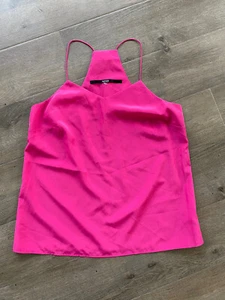 Kensie Magenta Pink Flowy Sleeveless Top-Medium - Picture 1 of 5