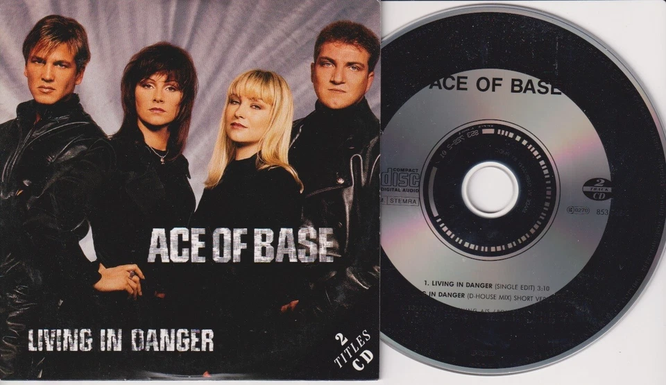 Ace Of Base – Living In Danger / (D-House Mix - Short Version) - 2 Track CD 1994 - Bild 1 von 1