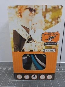 Rockin Baby Mother To Mother Infant Sling Carrier Wrap 4 Holds Made In USA New - Picture 1 of 5