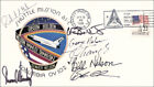 ROBERT L. "HOOT" GIBSON - COMMEMORATIVE ENVELOPE SIGNED WITH CO-SIGNERS