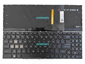 For MSI Pulse 15 B13VFK B13VGK Pulse 17 B13VFK B13VGK Keyboard RGB Backlit US - Picture 1 of 3