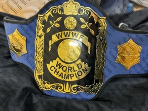 WWWF Bruno Sammartino - Bruno Sammartino Wrestling Championship Belt 2MM - Foto 1 di 7