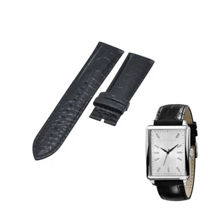 AR8009 22mm Black Leather Strap For Emporio Armani - Picture 1 of 7
