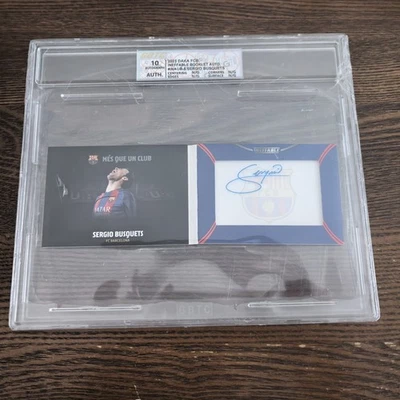 Sergio Busquets 2023 Daka Barcelona Ineffable Inscription On Ca Auto /50 - Image 1 of 2