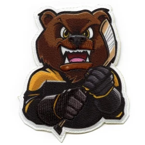Boston Massachusetts Bear FotoPatch Mascot Hockey Parody Embroidered Iron On - Picture 1 of 2