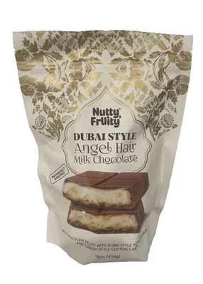 Pistache chocolate ao leite cabelo de anjo estilo Dubai frutado noz 16 oz - Imagem 1 de 2