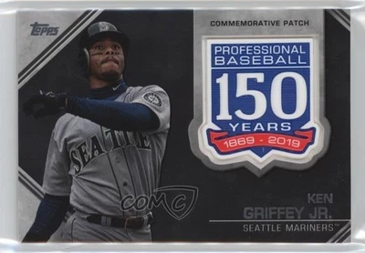 2019 Topps Update 150th Anniversary Manufactured Ken Griffey Jr Patch HOF - Image 1 of 2