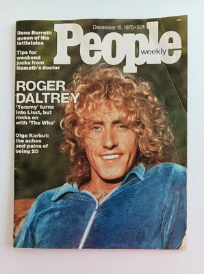 1975 DECEMBER 15 PEOPLE MAGAZINE - ROGER DALTREY  VGC - Image 1 of 4