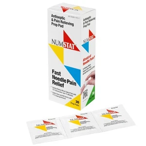Antiseptic Numbing Wipes for Needle Pain Relief, 2-In-1 Formula with... - Picture 1 of 8