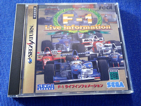 F*1 Live Information Sega Saturn (Mint) U.S. SELLER