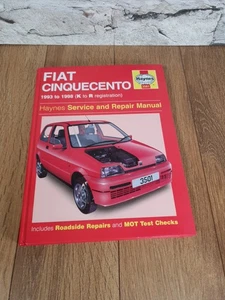 Haynes 3501 Fiat Cinquecento 93-98 Workshop Manual - Picture 1 of 3