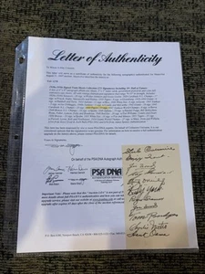 1943 Detroit Tigers Signed Team Sheet 11 Sigs Inc. Joe Wood 2x - Picture 1 of 1