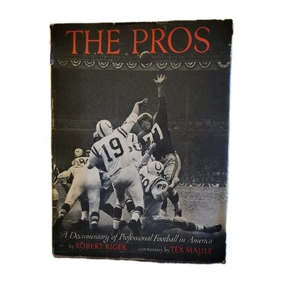 THE PROS A Documentary Of Professional Football (1960) Robert Riger 1st Print Foto 1 de 4