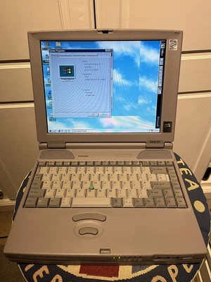 Toshiba 480CDT Satellite Pro Laptop & Power supply. Fully working - Image 1 of 4