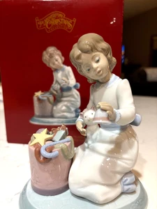 Lladro 6671 Ringing In The Season Figur mit Originalkarton Night Before Xmas Coll. - Bild 1 von 11