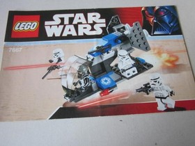Lego Building Instructions Instruction Star Wars 7667