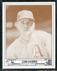 1983 TCMA 1943 Play Ball Baseball - #21 - Lum Harris - Philadelphia Athletics - Picture 1 of 1