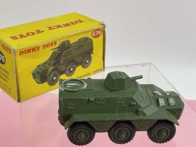 De colección Dinky Toys Blindado PC 676 Diecast Meccano Hecho en Inglaterra Con Caja Foto 1 de 4