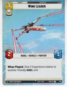 Star Wars Unlimited Hyperspace Card #499 Wing Leader - Picture 1 of 1