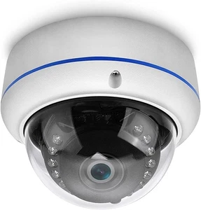 Cámara de seguridad de vigilancia HD 1080P 2MP 180 grados con cable ojo de pez lente de 1,7 mm Wi - Imagen 1 de 6