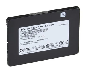 Disque SSD 960Go Micron 5200 ECO 2,5" SATA 6Go MTFDDAK960TDC-1AT1ZABYY - Photo 1/1
