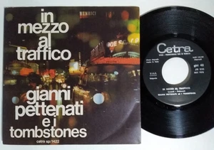 7" GIANNI PETTENATI UND TOMBSTONES MITTEN IM VERKEHR 1970 ZITHER PROMO JB339 - Bild 1 von 1