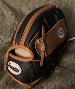 Franklin 4809 9,5 Baseballhandschuh Handschuh Jugend Größe rechte Hand Überwurf schwarz & braun - Bild 1 von 5