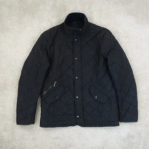 Barbour Jacke Damen kleiner Cordkragen Reißverschluss Chelsea gesteppt Outdoor Farm - Bild 1 von 20