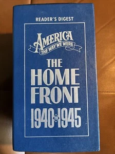 READER'S DIGEST, AMERICA THE WAY WE WERE,THE HOME FRONT 1940-1945,VHS 3 TAPE SET - Picture 1 of 6