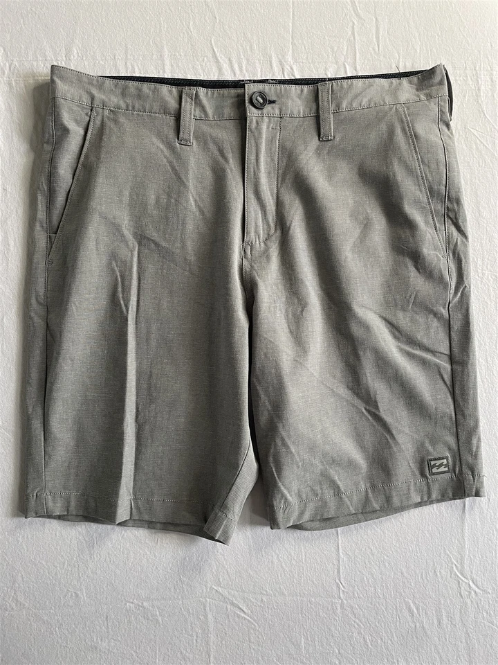 Pantalones Cortos Billabong 33x9" Gris Crossfire Sumergibles Híbridos Para Hombre Foto 1 de 4