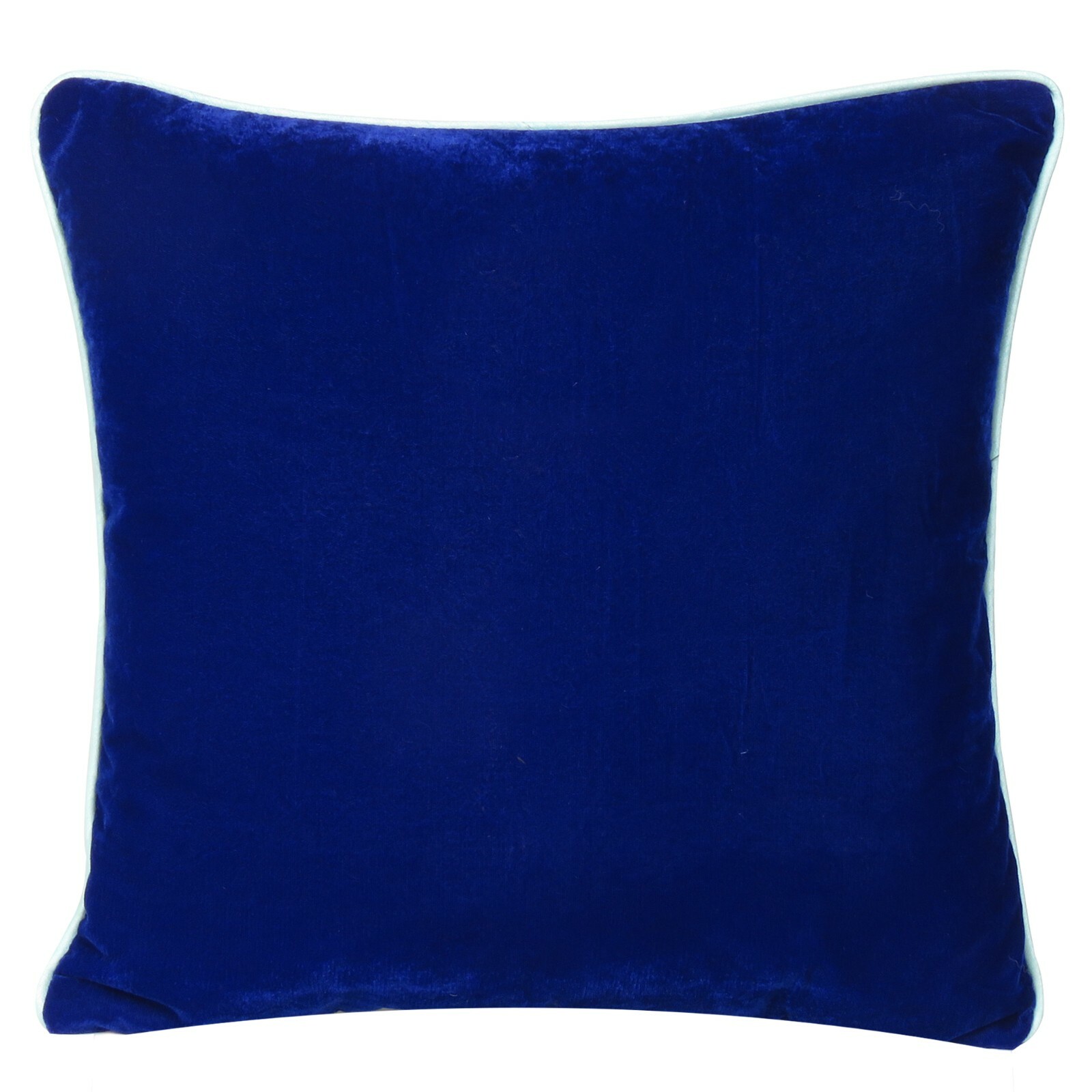 Home Decor Velvet Cushion Cover Piping Edge with Zipper Pillow Case Set