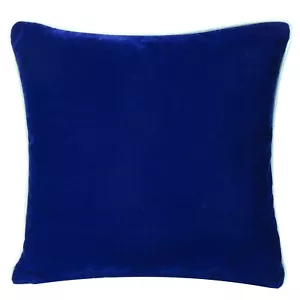 Velvet Throw Pillowcase Cushion Cover Home Sofa Bed Decorative Zipper Closure - Picture 1 of 16
