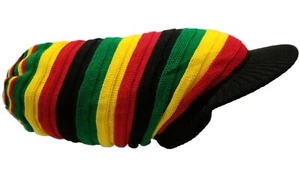 XXXL Dreadlocks Rasta Slouchy Hat Multi colored Jumbo Tam long Dreads Ras Big  - Picture 1 of 5