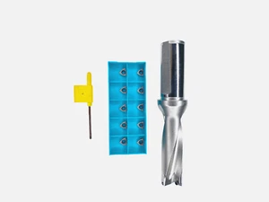 10PCS WCMX040208FN U Drill (WC-24-3D-C25) - Internal Indexable Coolant Thru - Picture 1 of 10