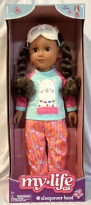 My Life as Sleepover Host Doll  18" Poseable African American, Llama Pjs - Picture 1 of 9