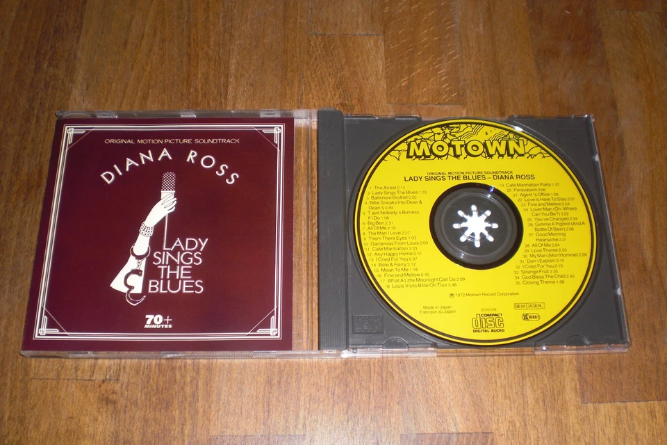 Diana Ross - Lady Sings The Blues 70+ Min. OST Motown Yellow Face Label Japan CD - Bild 1 von 1