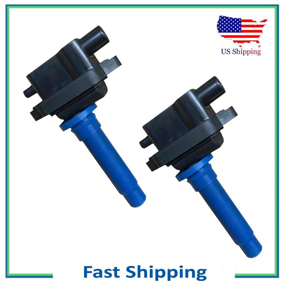 Juego de 2 bobinas de encendido UF253 52-1603 5C1185 para 98-04 Kia Sephia Spectra 1,8 L * Foto 1 de 4