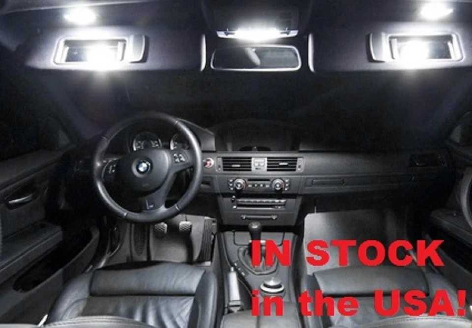 14x Kit Iluminación Interior LED Blanco BMW 3 Series - E90 328i 330i 335i M3 Foto 1 de 2