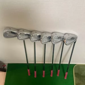 Taylormade r7 XR Ladies Iron Set 6pcs 7-9+Pw,Aw,Sw RE-AX 40XR Flex L RH Used - Picture 1 of 12