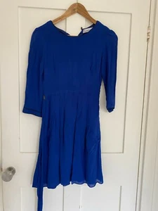 Libelula Silk Royal Blue Dress - Picture 1 of 3