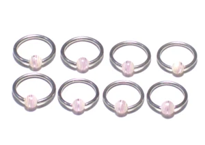 8pcs Sexy 16g 3/8 316L Surgical Steel Captive Ear lip hoop Daith Rings HOT SALE - Picture 1 of 6