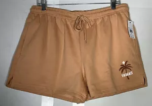 NWT Volcom Shorts Just Chill Shorts With Pockets Women’s Size XLarge Peach - Picture 1 of 12