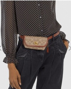 coach turnlock belt bolsa